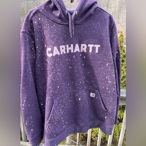 Women’s Purple Bleached Carhartt Sweatshirt
